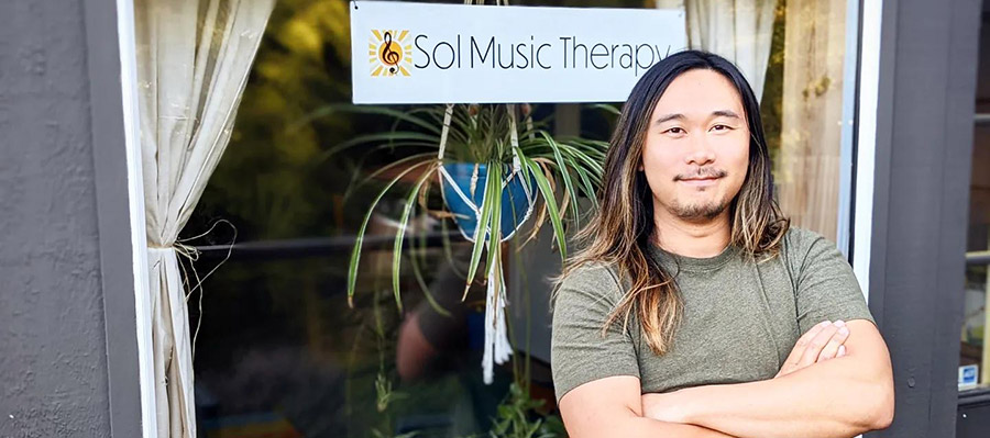 Lush forest scenery in North Vancouver